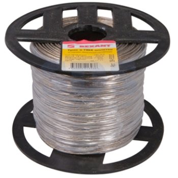 Трос стальной в ПВХ (d 2мм, 200 метров) (4)