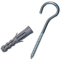 Дюбель с полукольцом  8 короб 100шт Kranz