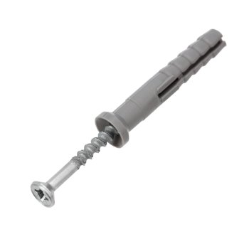 Дюбель-гвоздь потайной бортик полипропилен 6х40 пакет 100шт Kranz