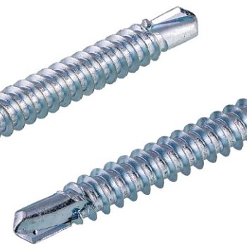 Саморез оконный сверло 3.9х35 белый цинк короб 500шт Kranz