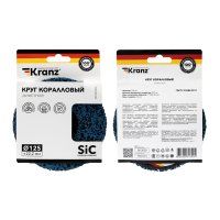 Круг зачистной коралловый 25x22,2мм Kranz