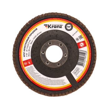 Круг лепестковый торцевой 115х22мм Р80 Kranz (200)