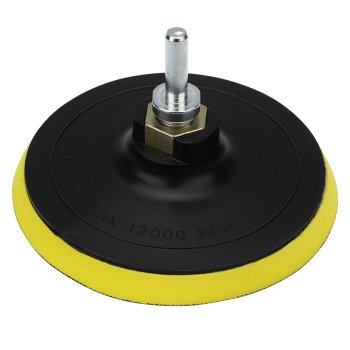 Насадка для дрели и УШМ с липучкой адаптер 125мм мягкая Kranz