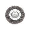 Щетка дисковая для дрели витая стальная проволока 75мм Kranz (10)