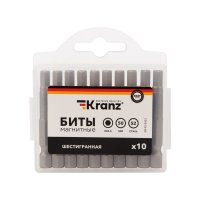 Бита HEX 5х50мм 10шт Kranz (10/1200)