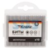 Бита шестигранная HEX-6х50мм для шуруповерта упак/10шт Kranz