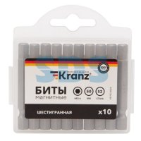 Бита шестигранная HEX-6х50мм для шуруповерта упак/10шт Kranz