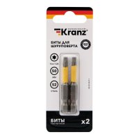 Бита Torx T-30х50мм для шуруповерта упак/2шт Kranz