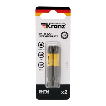 Бита Torx T40х50мм 2шт Kranz (400)
