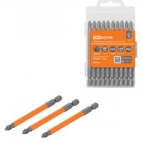 Набор бит 1/4" PH2x90 10шт «Гранит» TDM