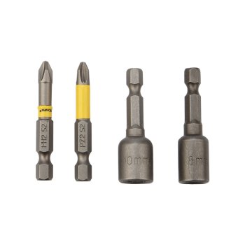 Набор насадок на шуруповерт PH2 PZ2 с магнитным держателем 50мм головка 8мм 10мм