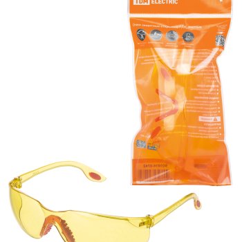 Очки защитные открытые УДН желтые TDM (240)