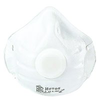 Полумаска фильтрующая Исток-1ФК FFP1 с клапаном выдоха (10/100) инд упак