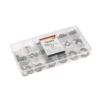 Набор резиновых уплотнительных колец 3-22мм (225 шт/уп) Kranz