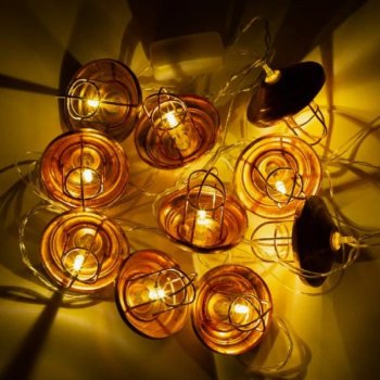 Гирлянда Космос EL166 Фонарики 10LED 2+1.5м 220В (36)