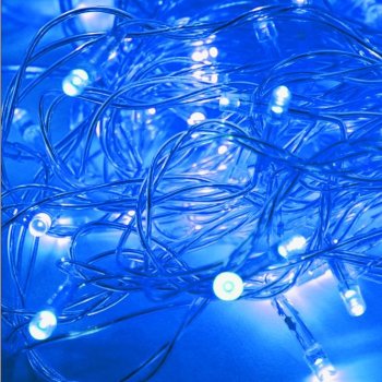 Гирлянда Космос 50LED синий 6.5м 8 режимов (50/100)