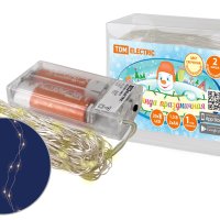 Гирлянда TDM Роса20 20LED 3000К 2м 2хR6 (24)