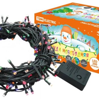 Гирлянда TDM СГ 100 З LED MULTI 5м 8 режимов (60)