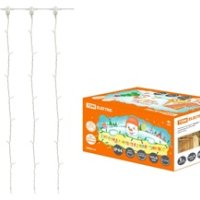 Занавес TDM 169LED  1,5х2,5м белый свет 8 режимов IP44 (12)