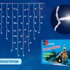 Бахрома Uniel ULD-B3010-200 200LED белый 3х0.7м соединяемая мерцание IP67 (6)