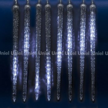 Занавес Uniel Сосульки 340LED синий 2,7х0,5м соединяемая IP44 (50)