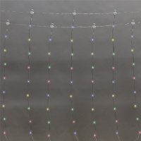 Гирлянда Дождь из росы 3х2м USB ДУ крючки мультиколор IP20 Neon-Night