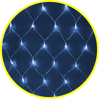 Сеть Navigator 156диод синий 12см 1.5x1.5м 230В IP20