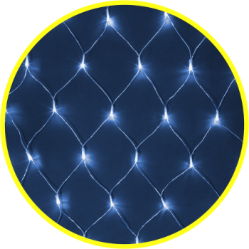 Сеть Navigator 156диод синий 12см 1.5x1.5м 230В IP20