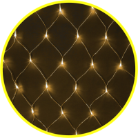 Сеть Navigator 156диод теплый белый 12см 1.5x1.5м 230В IP20