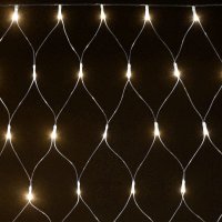 Гирлянда сеть IEK 1,5х1,5м 160LED 3000К IP20 прозрачный 8режимов (36)