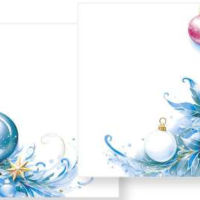 Салфетки Pero Prestige 33х33 3сл 20шт Зимняя сказка (12)