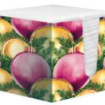 Салфетки Лилия 24х24 1сл 100шт в коробочке Волшебство (24)