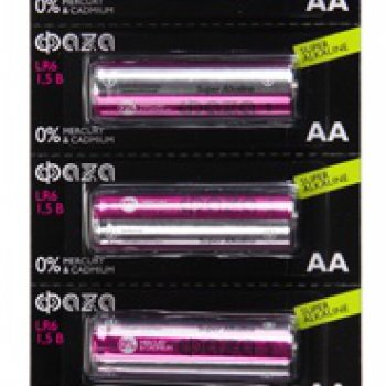 Батарейка Фаzа LR 6 (6*Bl) Super отрывной (60/360)