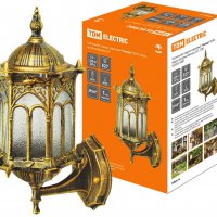 Светильник уличный настенный Е27 TDM Ампир вверх 60Вт IP54 бронза (6)