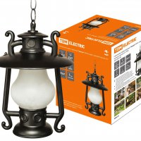 Светильник уличный подвесной Е27 TDM Кантри 60Вт IP54 черный (12)