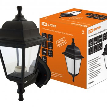 Светильник уличный настенный Е27 TDM НБУ04-60-001 60Вт IP44 пластик черный (8)