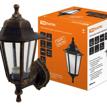 Светильник уличный настенный Е27 TDM НБУ06-60-001 60Вт  IP44 пластик бронза (8)