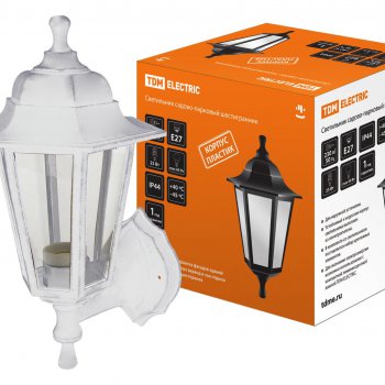 Светильник уличный настенный Е27 TDM НБУ06-60-001 60Вт IP44 пластик белый (8)