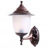 Светильник уличный настенный Е27 TDM Прага вверх 60Вт IP44 пластик медь (4)