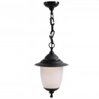 Светильник уличный подвесной Е27 TDM Прага 60Вт IP44 пластик черный (4)