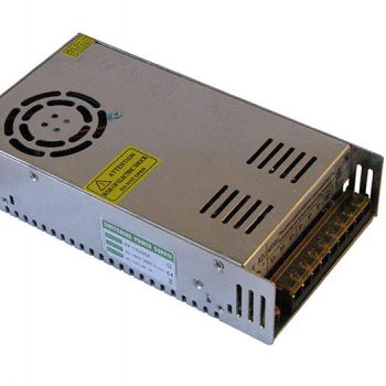 Драйвер 12В 300Вт IP20 25A 214x115x50мм вентилятор SWG (18)