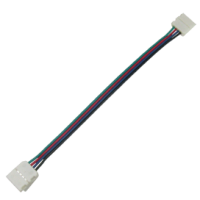 Коннектор 5050 гибкий 2 разъёма RGB 15см Ecola (3)