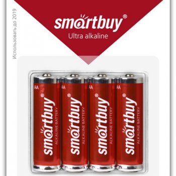 Батарейка LR 6 SmartBuy 4xBL (48/480)#