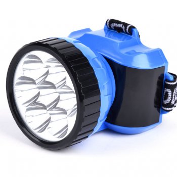 Фонарь налобный аккумуляторный SmartBuy 24-B 7LED 4В 0.5Ач (120)