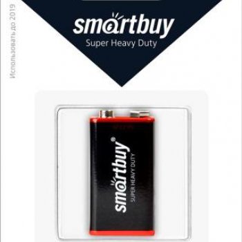 Батарейка 6F22 SmartBuy 1xBL (12/240)