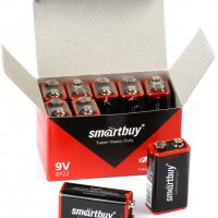 Батарейка 6F22 SmartBuy б/б 1S (10/400)