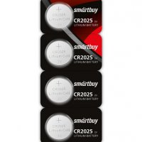 Батарейка литиевая CR 2025 SmartBuy 5xBL 3V (100)
