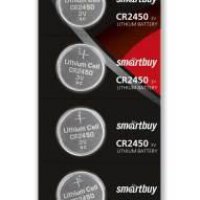Батарейка литиевая CR 2450 SmartBuy 5xBL 3V (100)