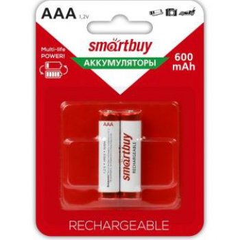 Аккумулятор NiMh R 3  600мАч SmartBuy 2xBL (24/240)