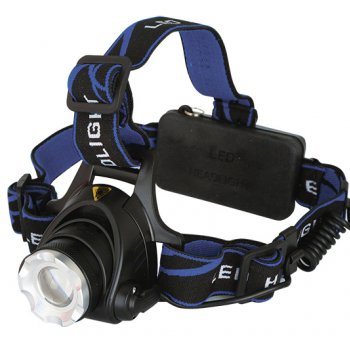 Фoнарь налобный аккумуляторный UltraFlash E150 3ВтLED 3.6В 1200мАч (24)